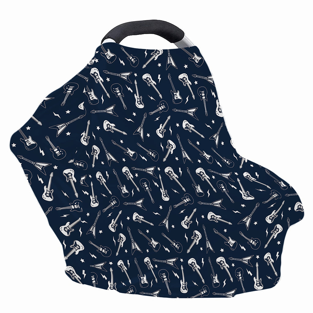 Electric Guitar Pattern Print Baby Seat Cover