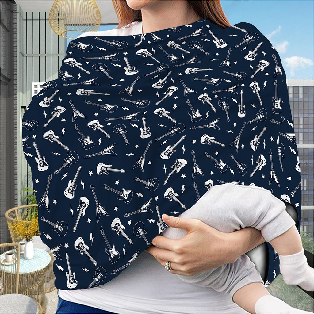 Electric Guitar Pattern Print Baby Seat Cover