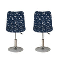 Electric Guitar Pattern Print Bar Stool Covers