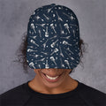 Electric Guitar Pattern Print Baseball Cap