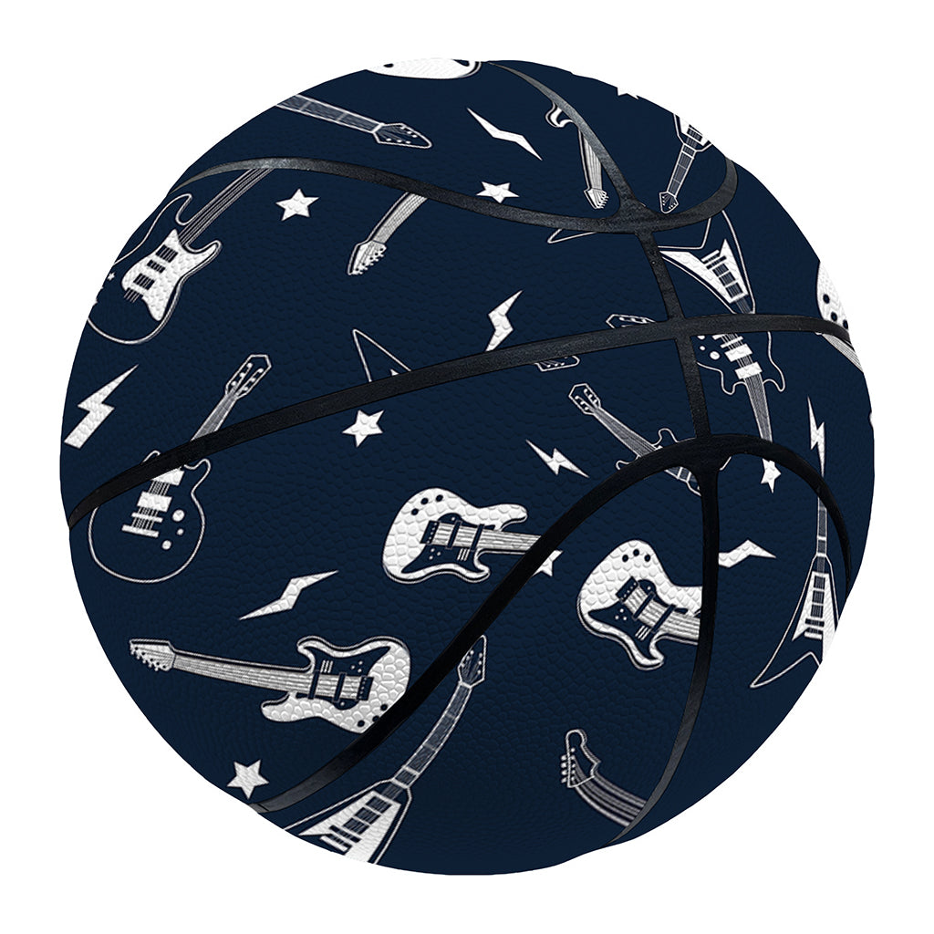 Electric Guitar Pattern Print Basketball