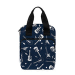 Electric Guitar Pattern Print Bible Tote Bag