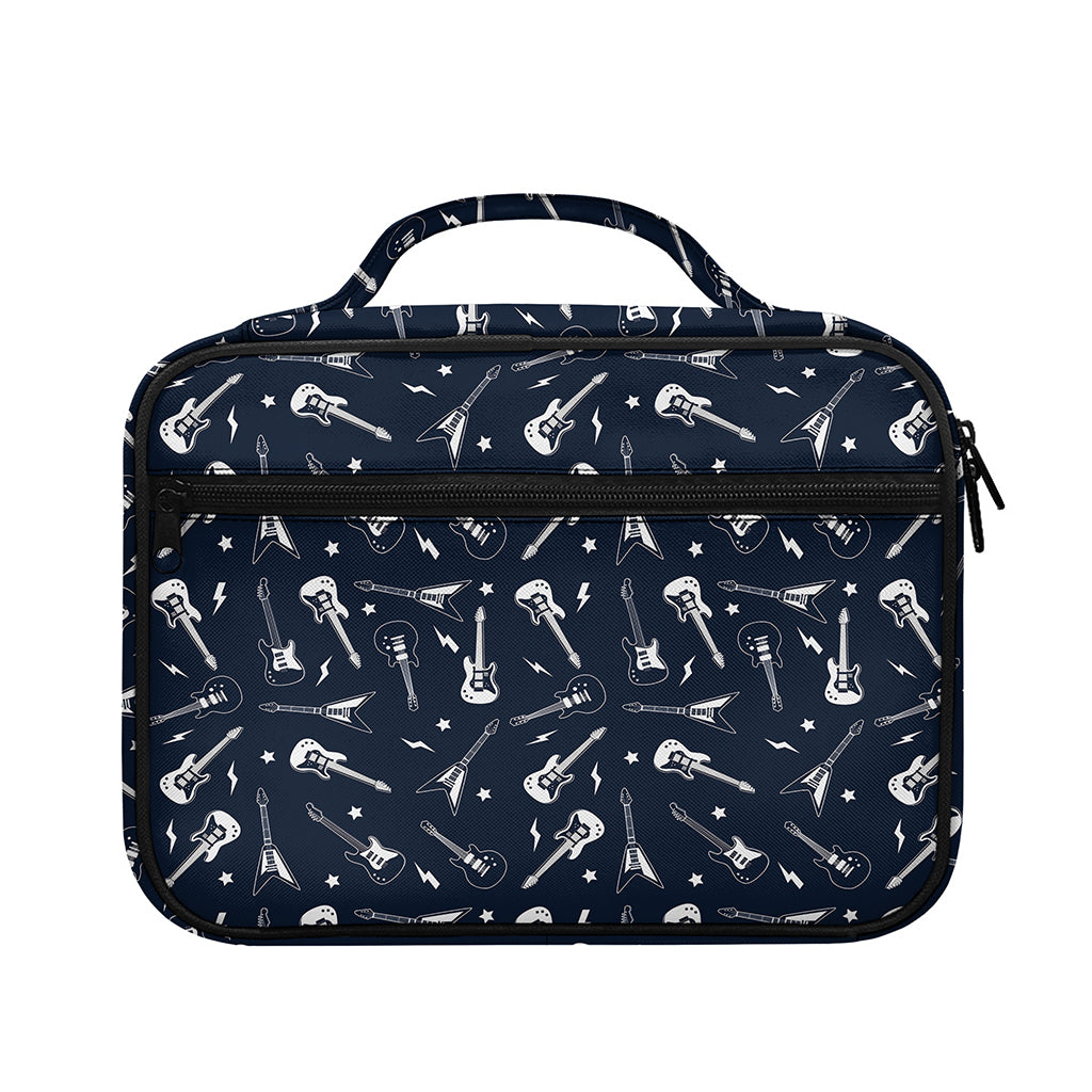 Electric Guitar Pattern Print Briefcase Bible Bag