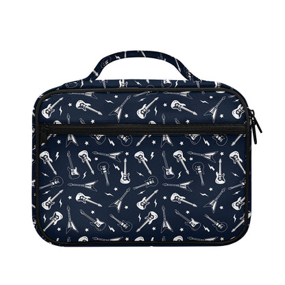 Electric Guitar Pattern Print Briefcase Bible Bag