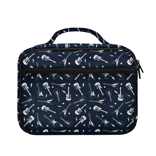 Electric Guitar Pattern Print Briefcase Bible Bag