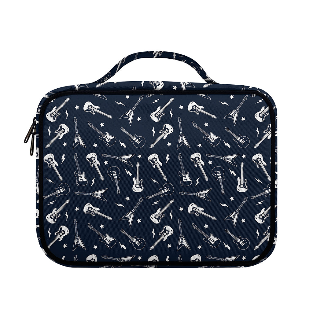 Electric Guitar Pattern Print Briefcase Bible Bag