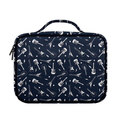 Electric Guitar Pattern Print Briefcase Bible Bag