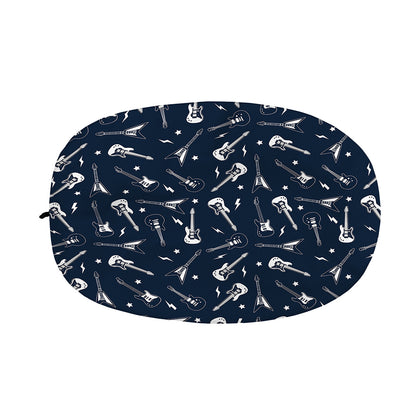 Electric Guitar Pattern Print Car Side Mirror Covers