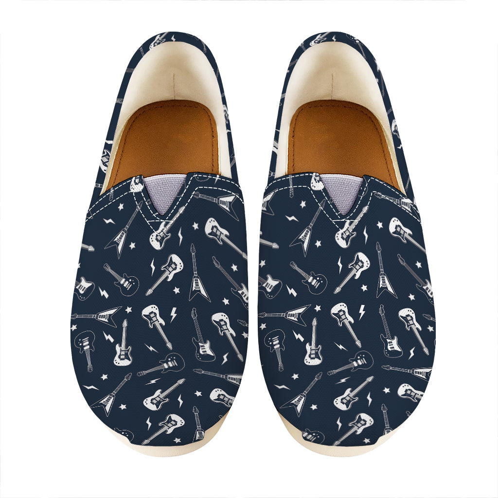 Electric Guitar Pattern Print Casual Shoes