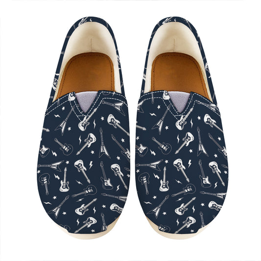 Electric Guitar Pattern Print Casual Shoes