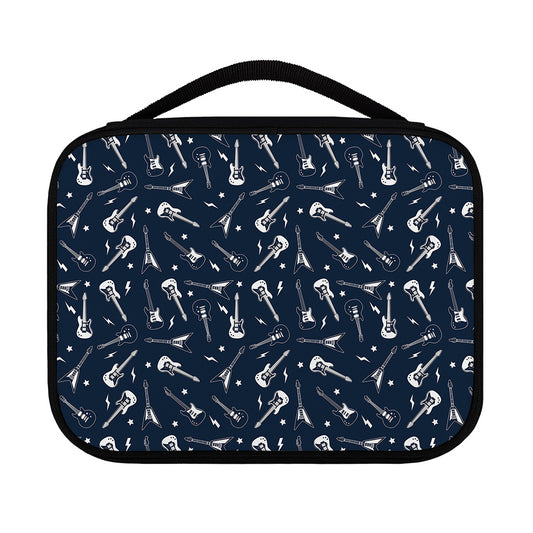 Electric Guitar Pattern Print Classic Bible Case