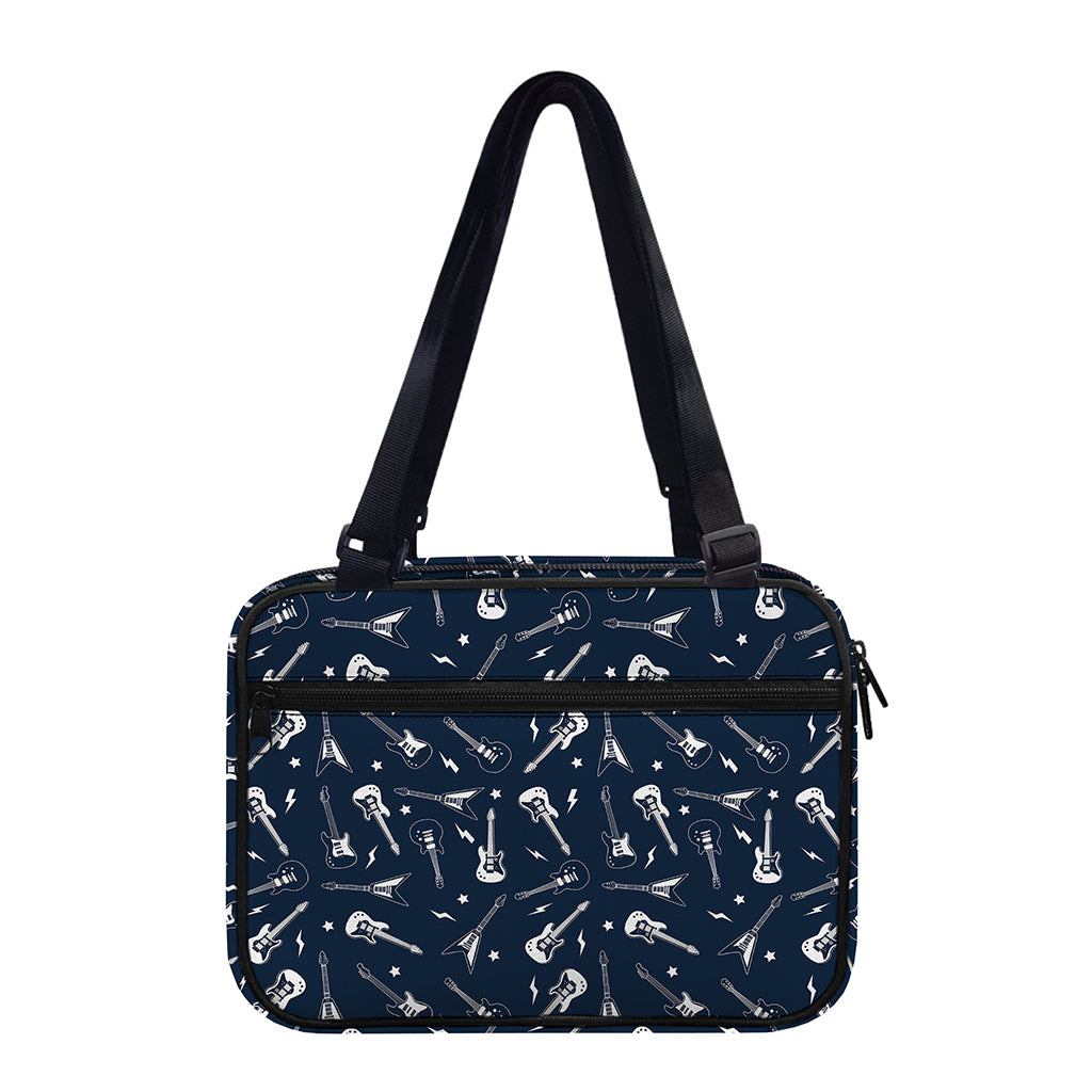 Electric Guitar Pattern Print Double Strap Bible Bag
