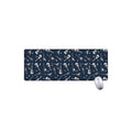 Electric Guitar Pattern Print Extended Mouse Pad