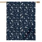 Electric Guitar Pattern Print House Flag
