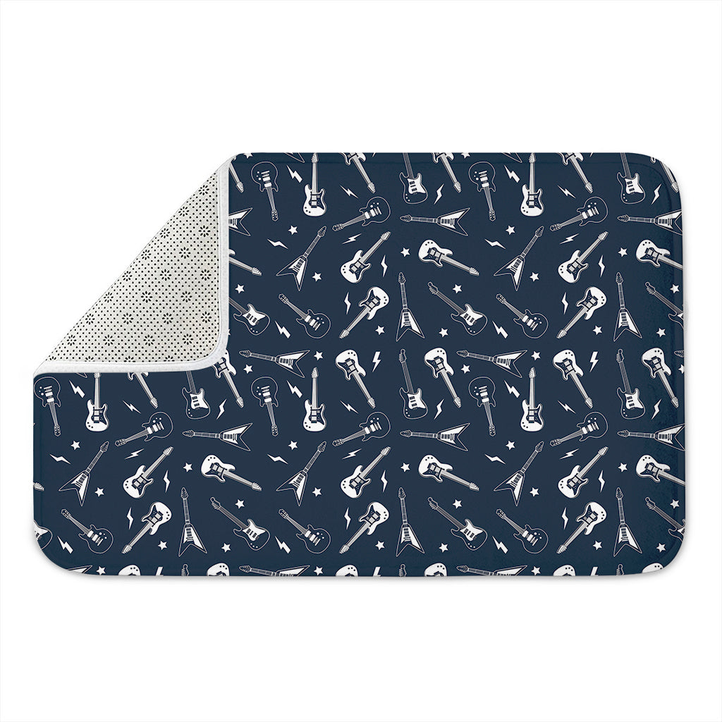 Electric Guitar Pattern Print Indoor Door Mat