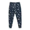 Electric Guitar Pattern Print Jogger Pants