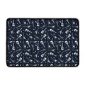 Electric Guitar Pattern Print Kitchen Mat