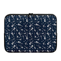 Electric Guitar Pattern Print Laptop Sleeve