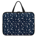 Electric Guitar Pattern Print Laptop Sleeve With Handle