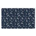 Electric Guitar Pattern Print Polyester Doormat
