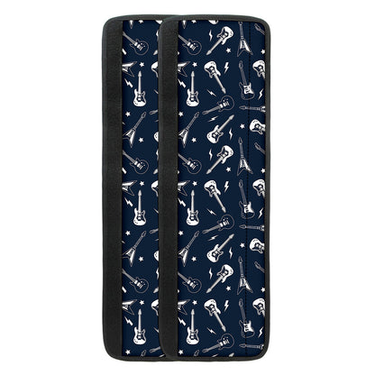 Electric Guitar Pattern Print Refrigerator Handle Covers