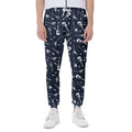 Electric Guitar Pattern Print Joggers