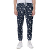 Electric Guitar Pattern Print Scuba Joggers