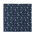Electric Guitar Pattern Print Silk Bandana