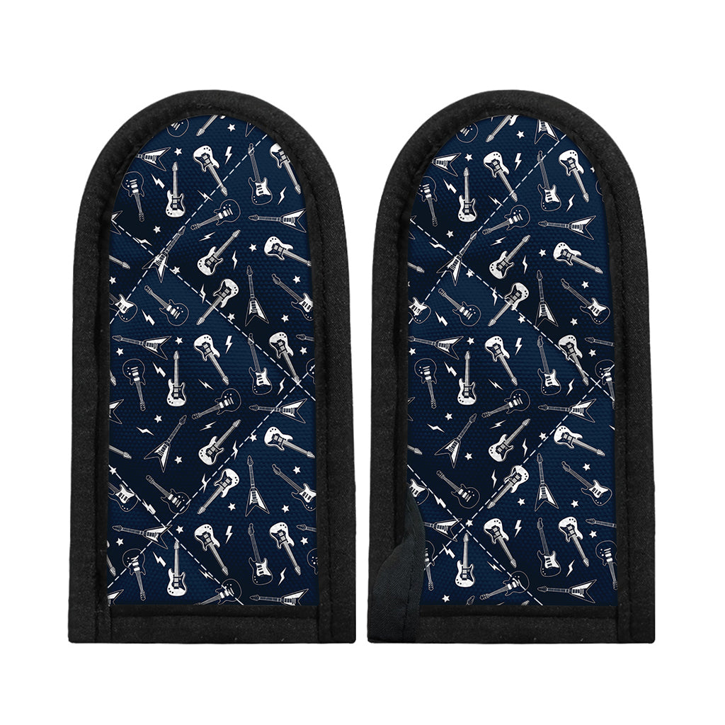 Electric Guitar Pattern Print Skillet Handle Cover