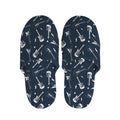 Electric Guitar Pattern Print Slippers