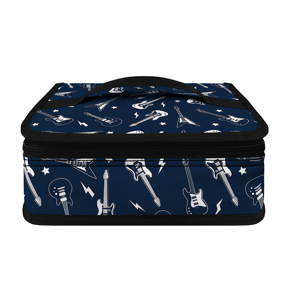 Electric Guitar Pattern Print Small Lunch Bag
