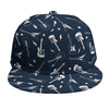 Electric Guitar Pattern Print Snapback Cap