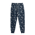 Electric Guitar Pattern Print Sweatpants