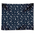 Electric Guitar Pattern Print Tapestry