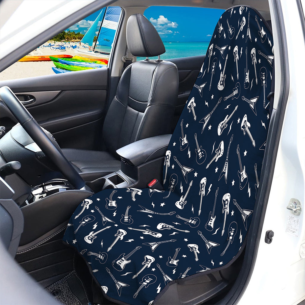 Electric Guitar Pattern Print Waterproof Car Seat Cover