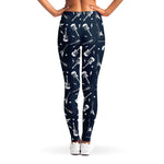 Electric Guitar Pattern Print Women's Leggings