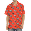 Elephant Skeleton X-Ray Pattern Print Aloha Shirt