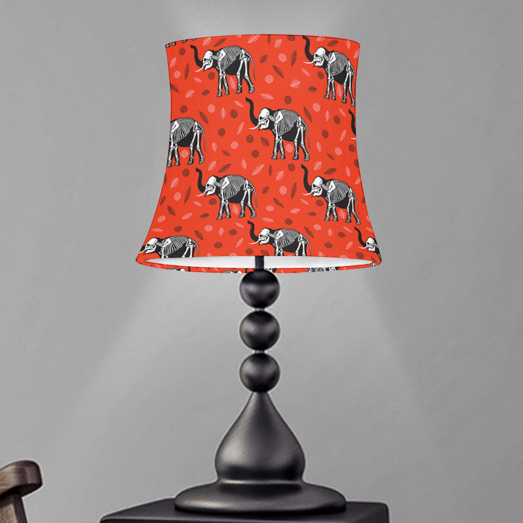 Elephant Skeleton X-Ray Pattern Print Bell Lamp Shade