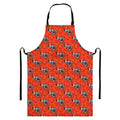 Elephant Skeleton X-Ray Pattern Print Bib Apron With Pocket