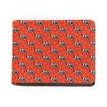 Elephant Skeleton X-Ray Pattern Print Bifold Wallet
