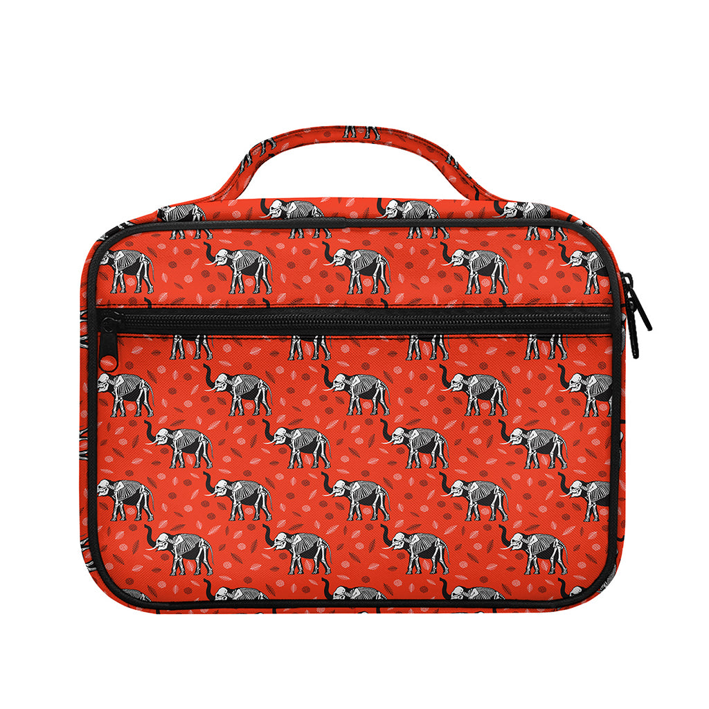 Elephant Skeleton X-Ray Pattern Print Briefcase Bible Bag