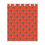 Elephant Skeleton X-Ray Pattern Print Curtain