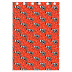 Elephant Skeleton X-Ray Pattern Print Curtain