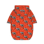 Elephant Skeleton X-Ray Pattern Print Dog Zip Up Hoodie