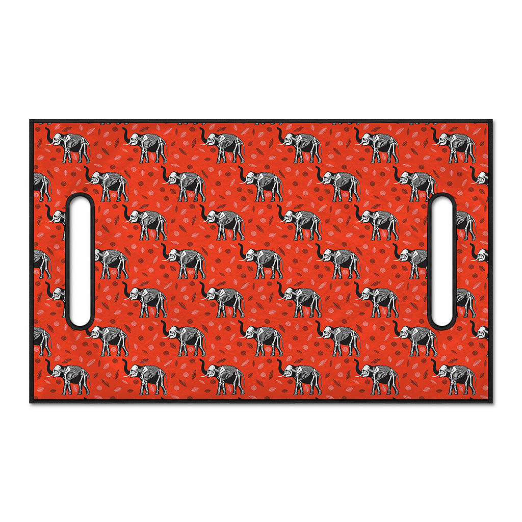 Elephant Skeleton X-Ray Pattern Print Golf Cart Seat Cover