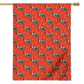 Elephant Skeleton X-Ray Pattern Print House Flag