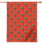 Elephant Skeleton X-Ray Pattern Print House Flag