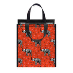 Elephant Skeleton X-Ray Pattern Print Insulated Lunch Tote