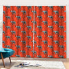 Elephant Skeleton X-Ray Pattern Print Pencil Pleat Curtains