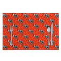 Elephant Skeleton X-Ray Pattern Print Placemat